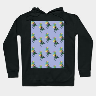 Flying away pattern Hoodie